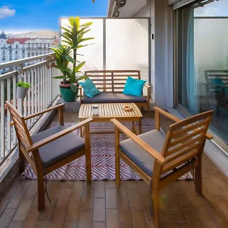 L15 Staywizus - 8 Min Walk Sea - Parking Terrace Ac Appartement Nice